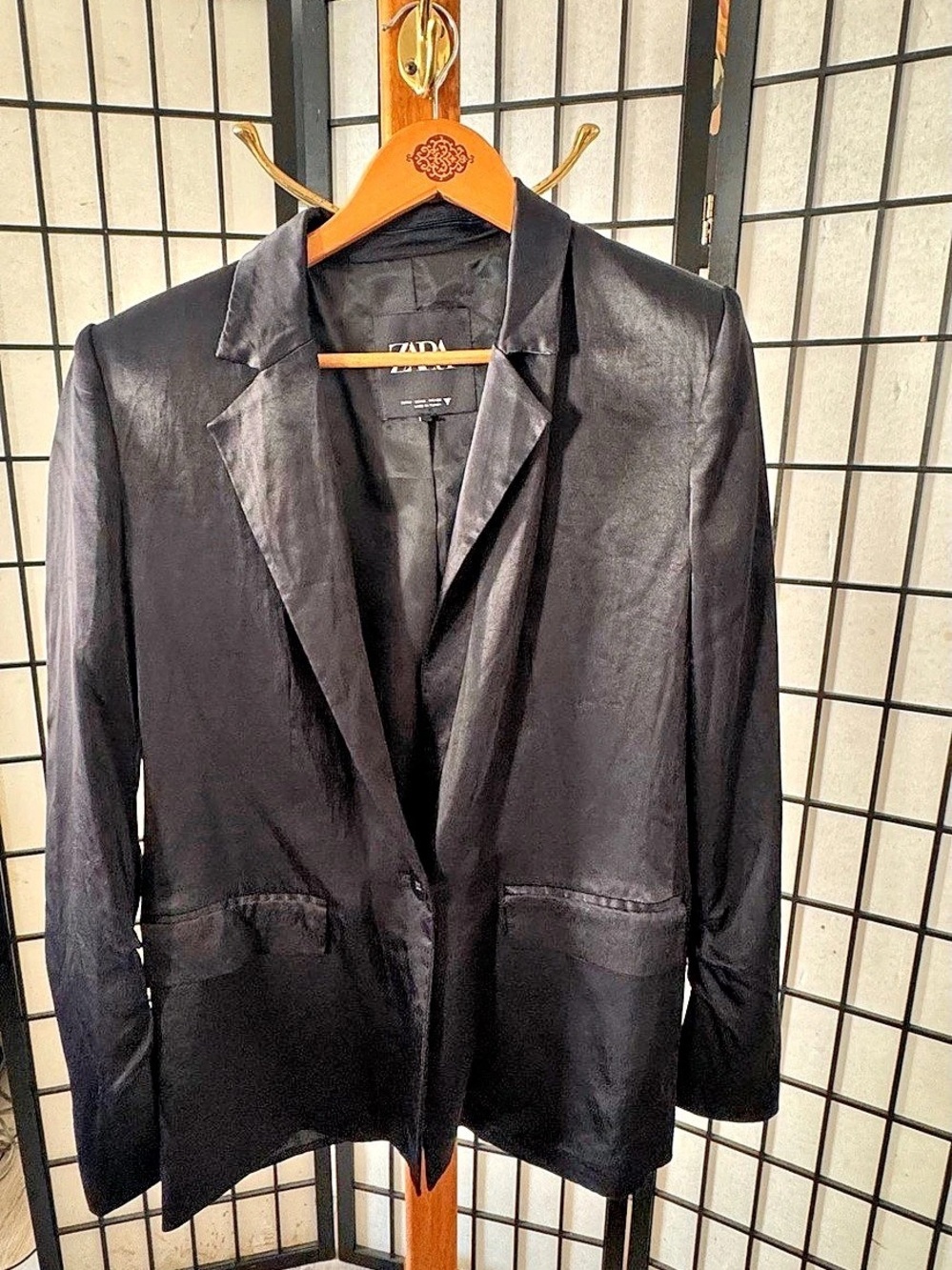 Zara Black Blazer Size Medium
